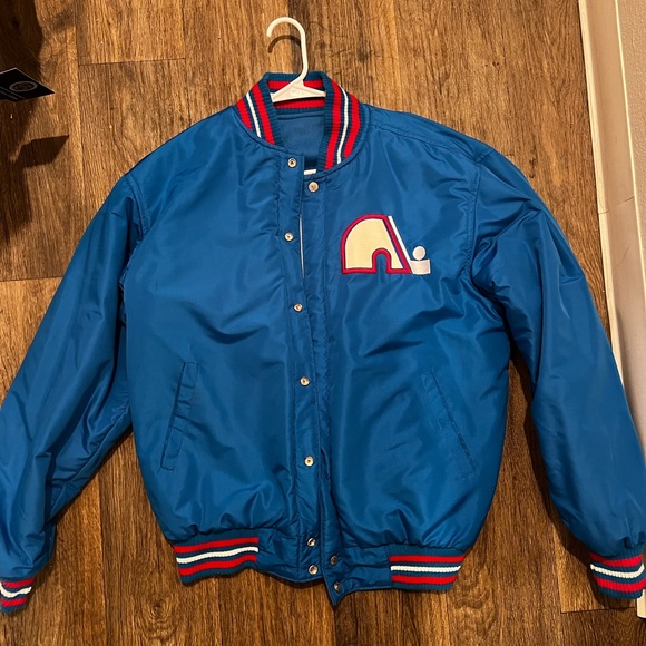Sold!!! Reversible Quebec Nordiques Varsity Jacket 🏒 🔥 - Picture 10 of 10
